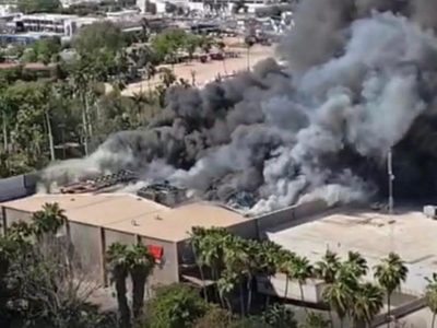 Suman cinco muertos y 46 heridos por incendio en Plaza Fiesta Las Palmas en Los Mochis