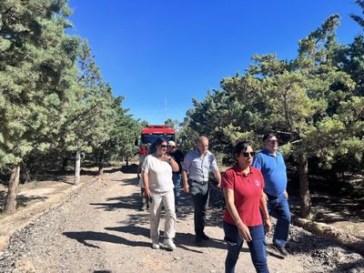 Baggio presentó el Plan de Manejo contra Incendios en Parque Norte