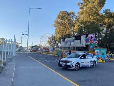 Abandonan cuerpos con amenaza del CJNG en la sede de la Feria de Puebla