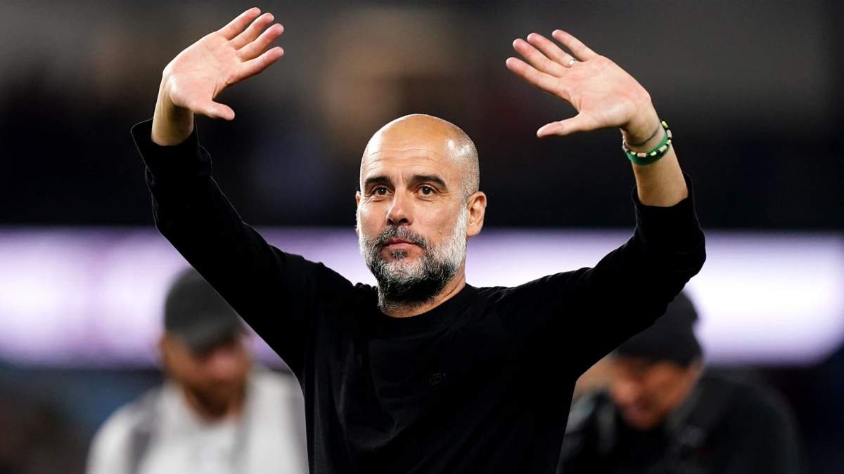 Pep Guardiola, entrenador del Manchester City. Fuente: (Twitter)