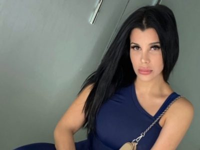 Blanco y negro: el increíble conjunto de otro planeta con el que Charlotte Caniggia deslumbró