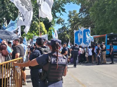 La CGT protestó contra la Reforma Laboral en Mendoza