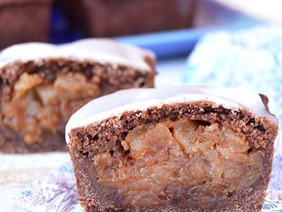 Cuadrados de manzana sin harina, superhúmedos y muy fáciles de hacer