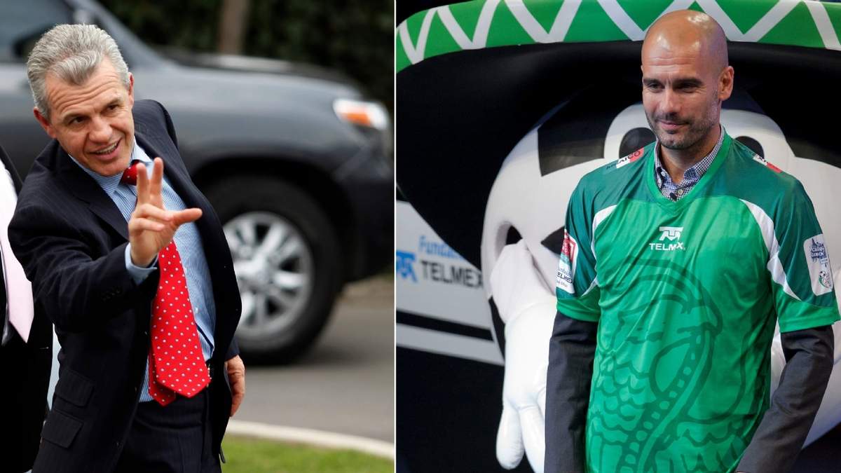 Aguirre y Guardiola, entrenadores