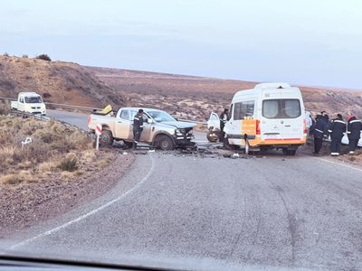 Choque múltiple en Añelo dejó varios heridos en la ruta del petróleo