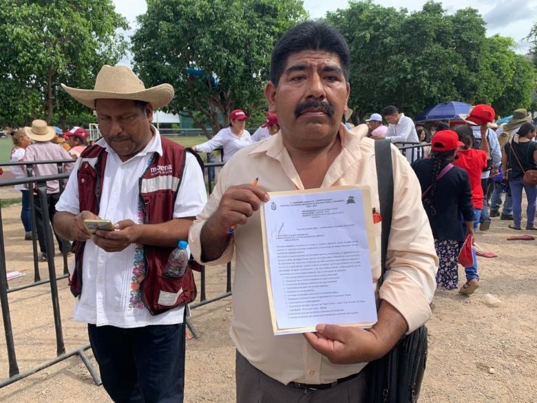 Gelasio Ambrosio Santana, comisariado de Bienes Comunales de Tilapa, municipio de Malinaltepec