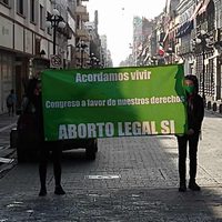 Mujeres exigen despenalizar el aborto en Puebla