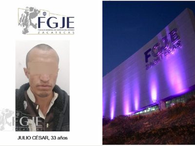 Julio César pasará 50 años en prisión por matar a la bebé de su pareja en Zacatecas