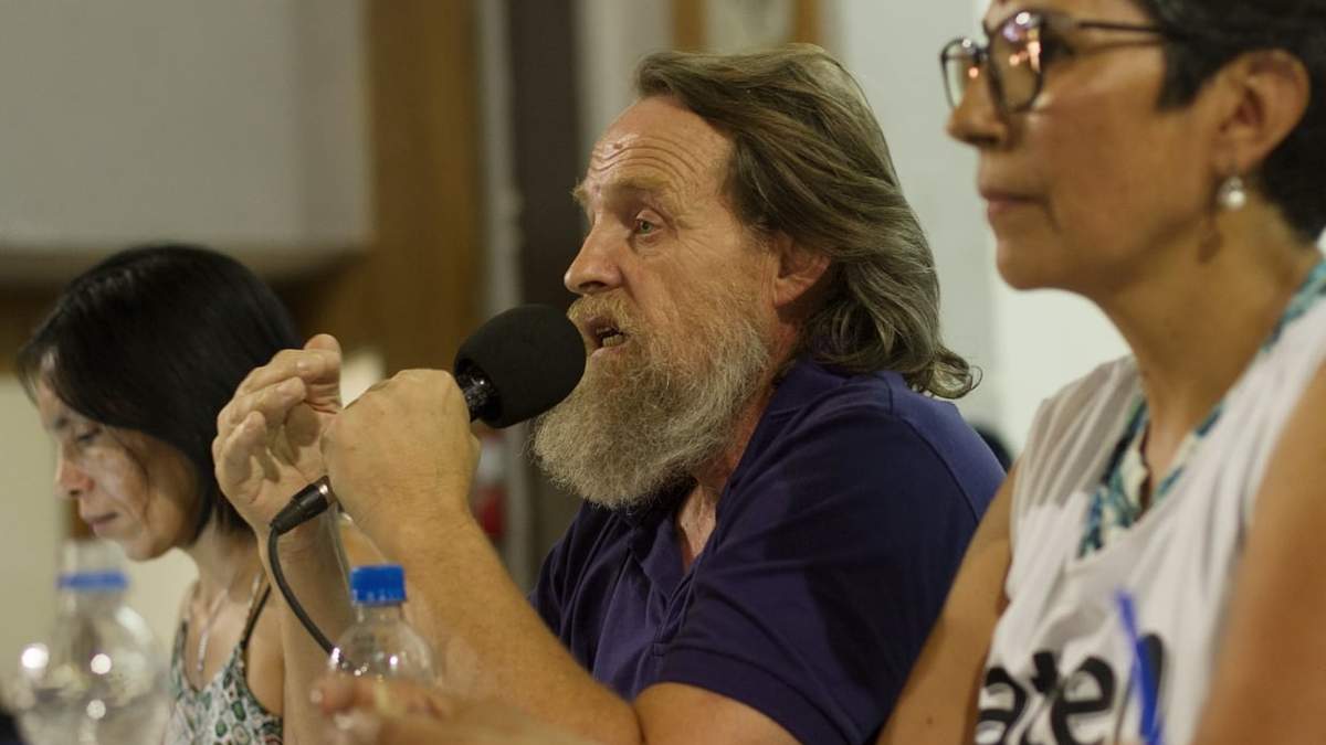 Marcelo Guagliardo, secretario General de ATEN. Fuente: (Emiliano Ortiz)