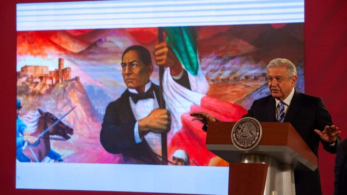 López Obrador en Palacio Nacional: Foto: Miguel Dimayuga
