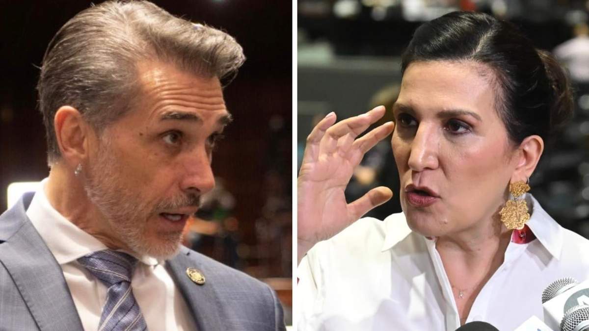 Sergio Mayer y Kenia López Rabadán