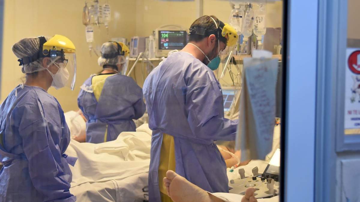 Internaciones por coronavirus en Neuquén. Fuente: (Twitter)