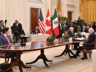 Biden y Trudeau vendrán a México en noviembre para cumbre: AMLO