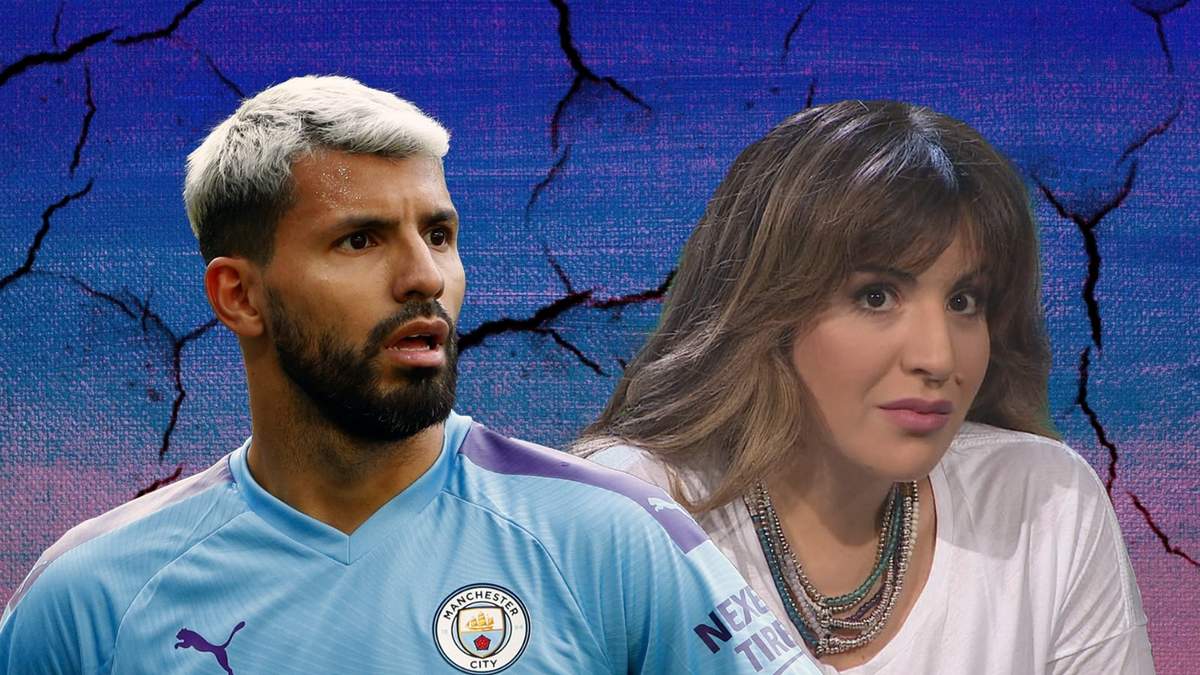 Gianinna Maradona y el Kun Agüero. Fuente: (Minuto Neuquén)