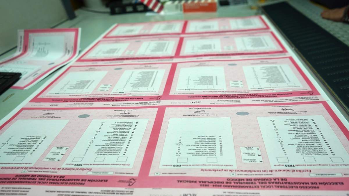 Boleta electoral. Impactos contra el Poder Judicial