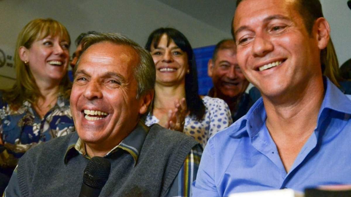 Jorge Sapag y Omar Gutiérrez. Fuente: Facebook