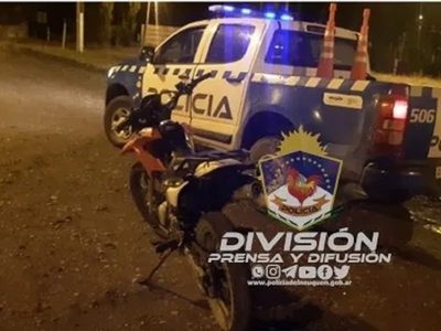 Encontraron una moto que fue robada hace tres años
