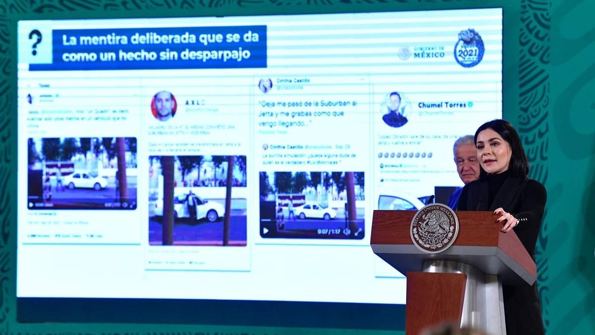 Elizabeth García Vilchis, titular de "Quién es quién en las mentiras de la semana"