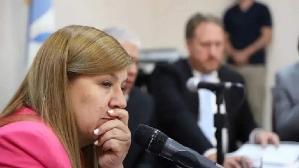 La destituida ex vicegobernadora Gloria Ruiz, imputada y embargada por 120 millones de pesos. Fuente (X)