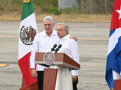 AMLO y Miguel Díaz-Canel pactan una reunión de países progresistas de América Latina: Ebrard
