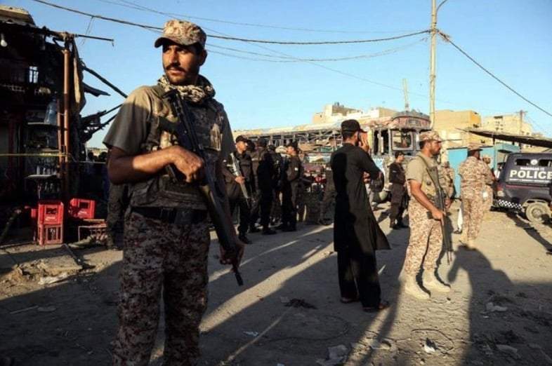 Policías de Pakistán