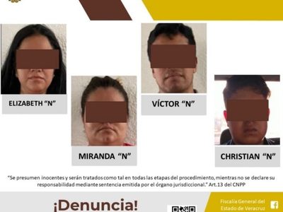 Fiscalía detiene a 4 personas relacionadas con los 9 cuerpos arrojados en la carretera de Veracruz