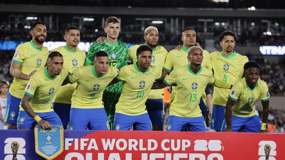 Selección de Brasil. Fuente: (Instagram).