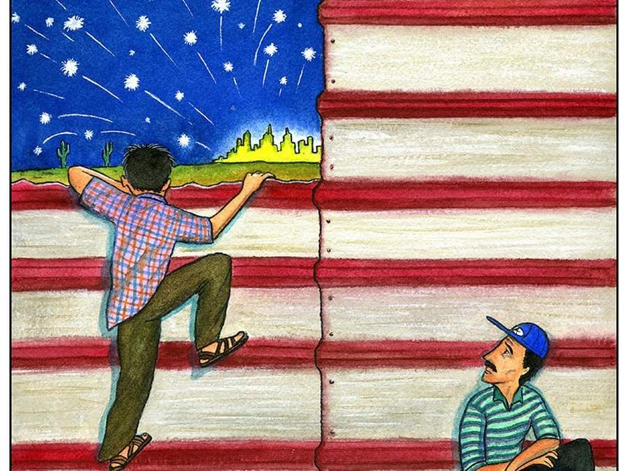 Imagen de la ilustración 4th of July View From the South Border, de Feggo