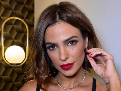 Agustina Cherri se escapó del frío otoñal y derrochó glamur con su microbikini de animal print