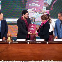 Alcalde Isaac Montoya rinde su primer informe de gobierno; presume inversión en obra pública
