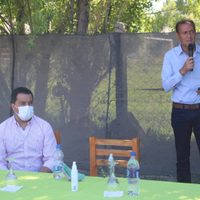 En Zapala, Omar Gutiérrez se refirió al hallazgo de fósiles del dinosaurio más grande del mundo