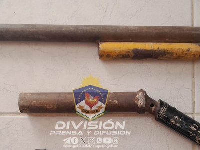 Allanamientos en Centenario culminó con el secuestro de armas de fabricación casera