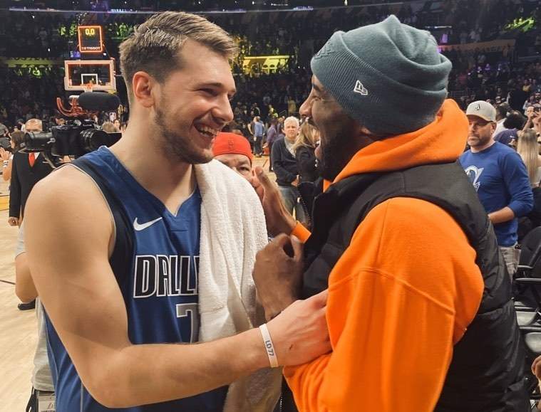 Luka Doncic y Kobe Bryant. Fuente: (Instagram)