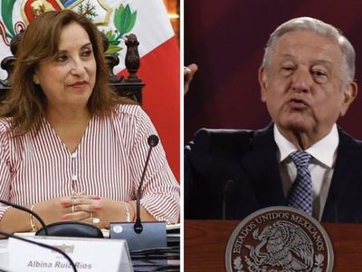 AMLO llama usurpadora a Dina Boluarte y niega señalamiento de que pretenda ser dictador