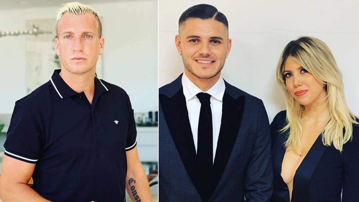 Wanda Nara, Maxi López y Mauro Icardi. Fuente: (Instagram)