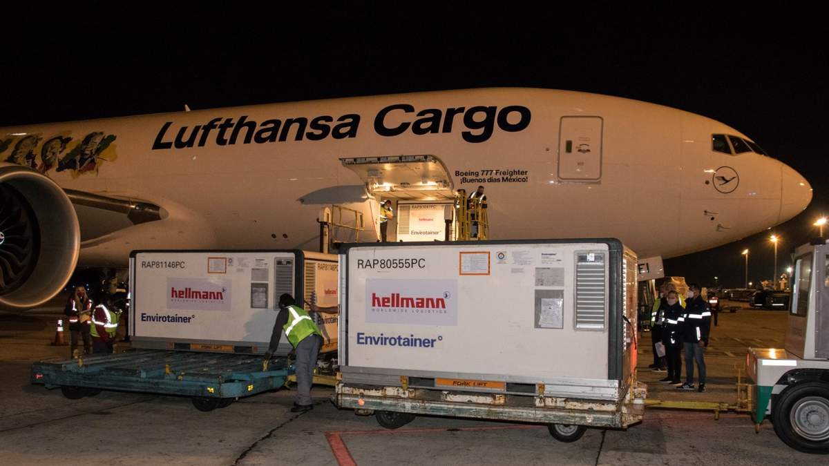 Lufthansa traerá las dosis de Sinopharm. Fuente: (Twitter)
