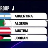 Elijo creer: la Argentina en el grupo J con las iniciales "AAAJ"