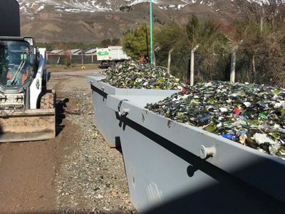 Reciclado en San Martín de los Andes: retiraron más de 30 mil kilos de vidrio
