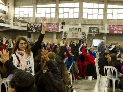 ATEN Capital protestó en el Consejo Provincial de Educación: solicitan reapertura de paritarias