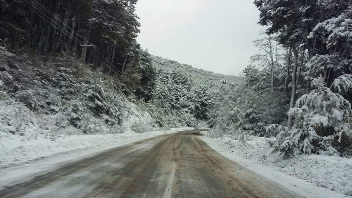 Nevadas intensas. Fuente: (Twitter)