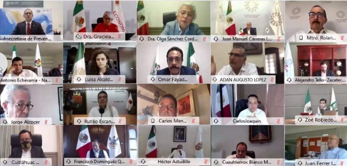 Reunión de Conago con secretarios federales