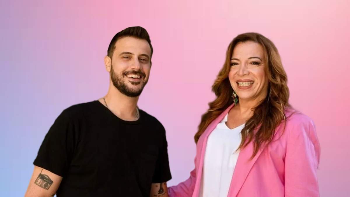Diego Leuco y Lizy Tagliani, conductores de "La Peña de Morfi". Fuente: (Minuto Neuquén)