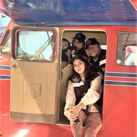 El AIFA "es uno de los aeropuertos más bonitos" asegura la nuera de AMLO, Carolyn Adams
