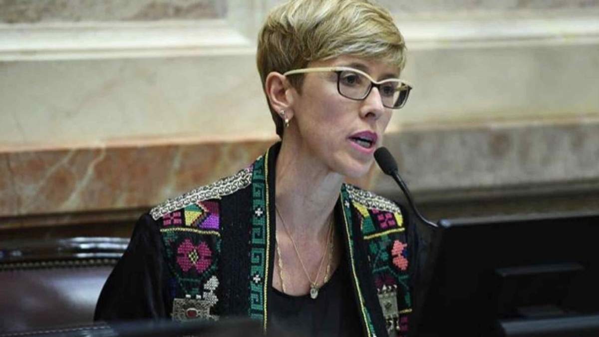 Senadora García Larraburu. Foto: (Twitter)