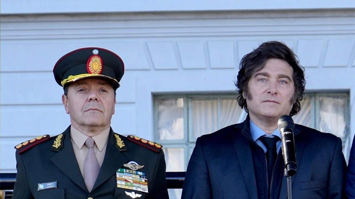 Carlos Presti y Javier Milei.