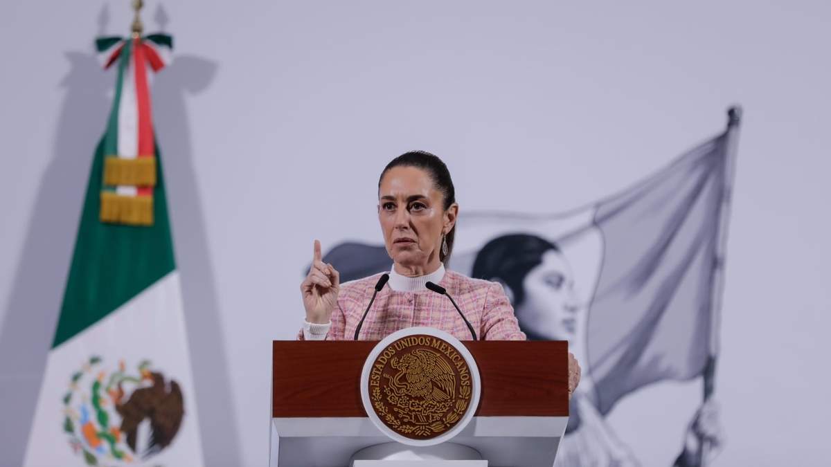 La presidenta Claudia Sheinbaum
