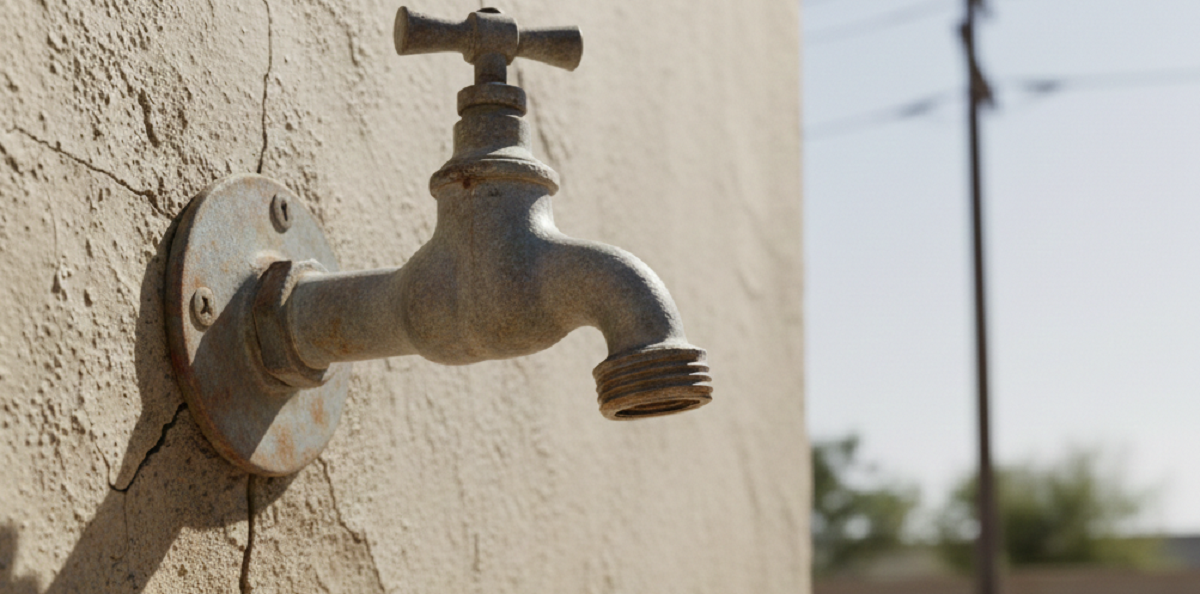 Ni una gota de agua. (imagen ilustrativa)