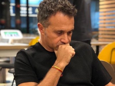 El llanto desconsolado de Sergio Lapegüe al aire en su programa. ¡Se quebró en vivo!