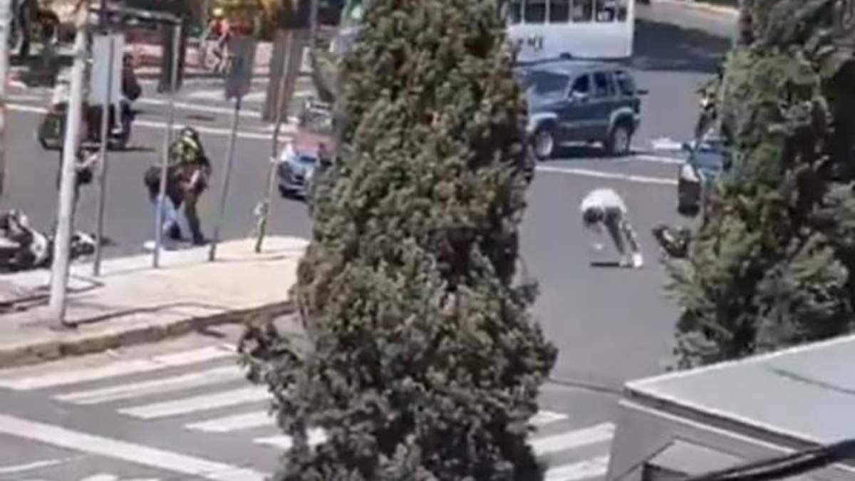Motociclista baleado por policías de la SSC en la CDMX