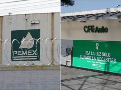 Fitch degrada calificaciones crediticias de Pemex y CFE